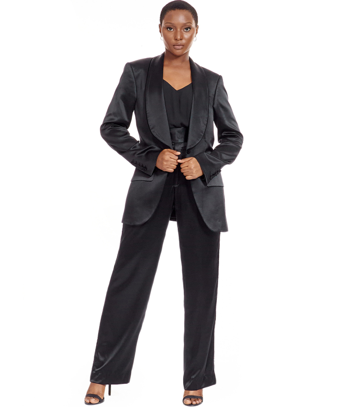 Silk Two Piece Suit