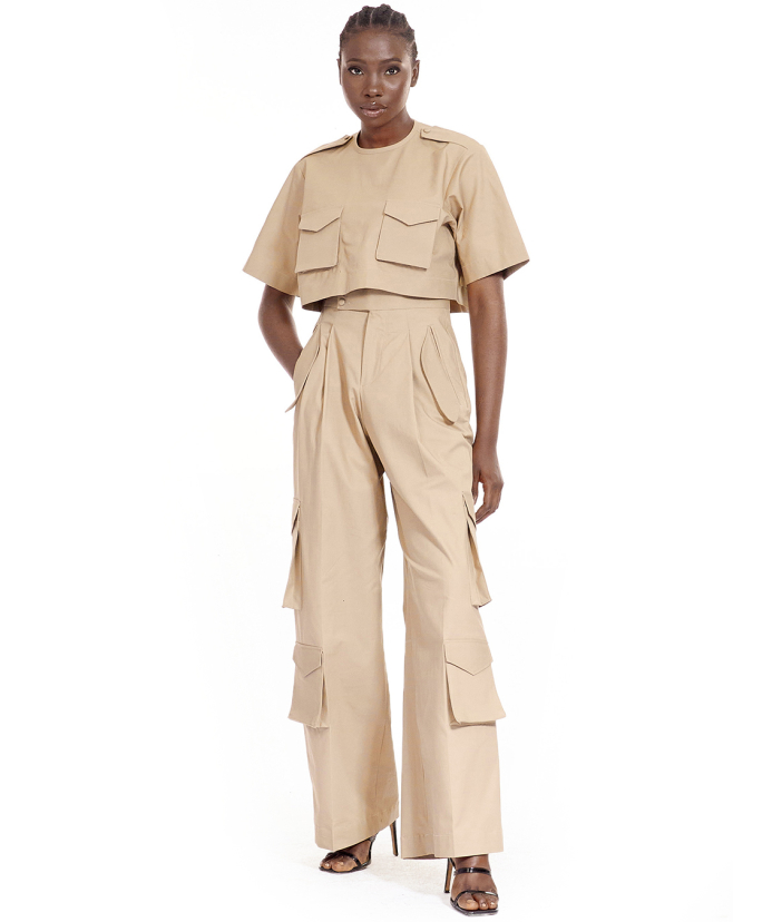 Cargo Crop Top & Pants