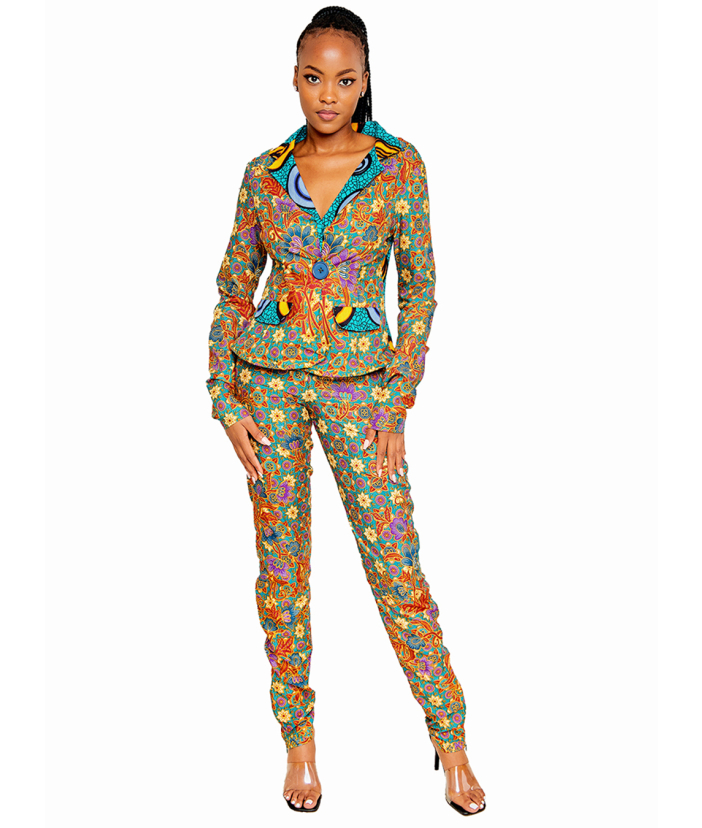 2 piece pant ensemble