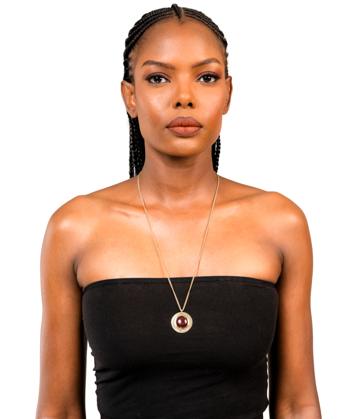 African Hat Pendant Chain
