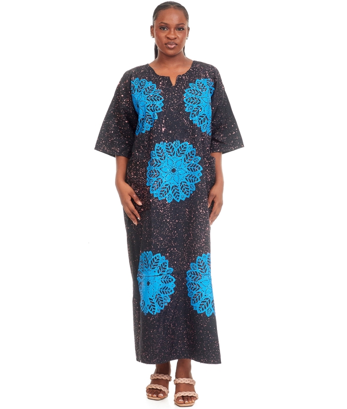 Sprinkled Batik kaftan