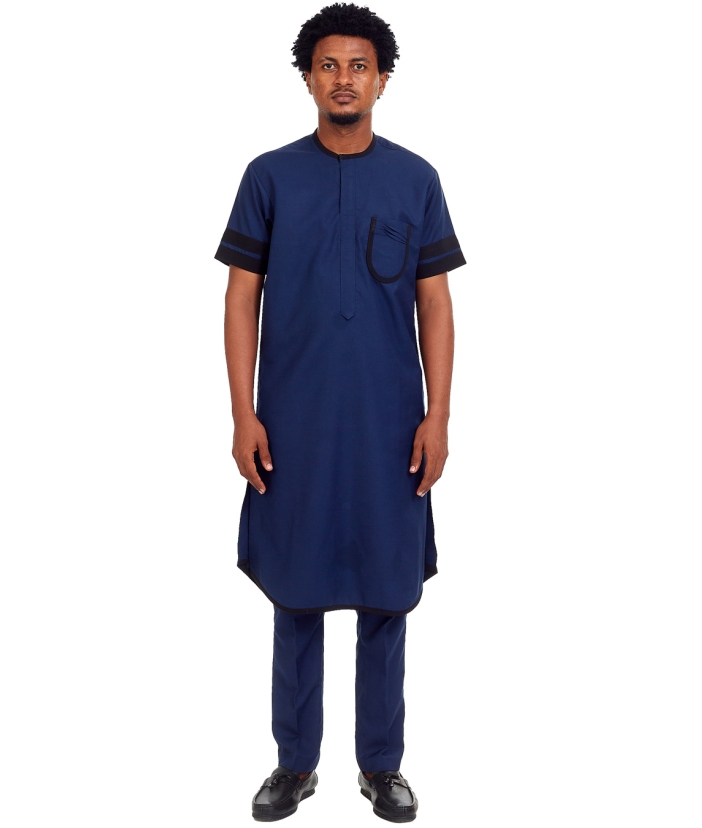  Navy blue Kaftan