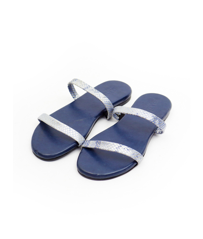 Itoro Snake-skin Slippers