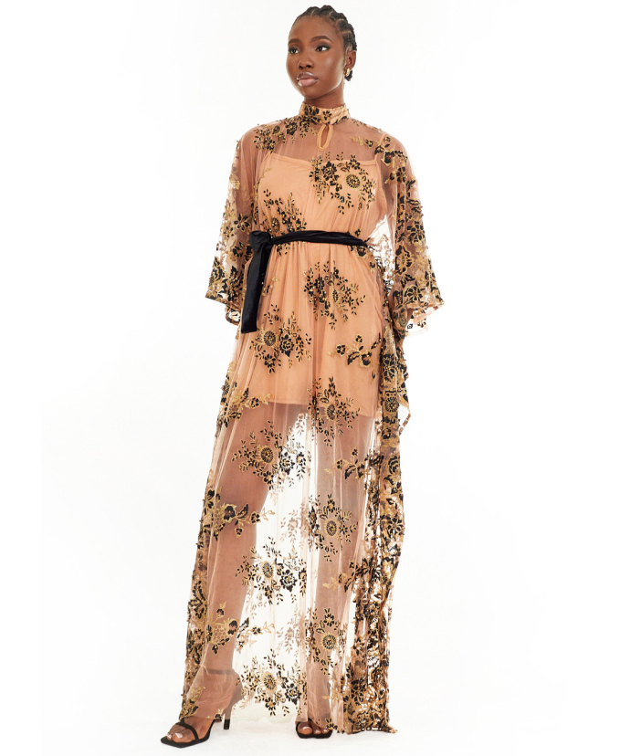 Malika Luxury Lace Maxi Dress