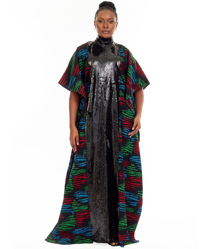 Adeola Ankara Kaftan Dress