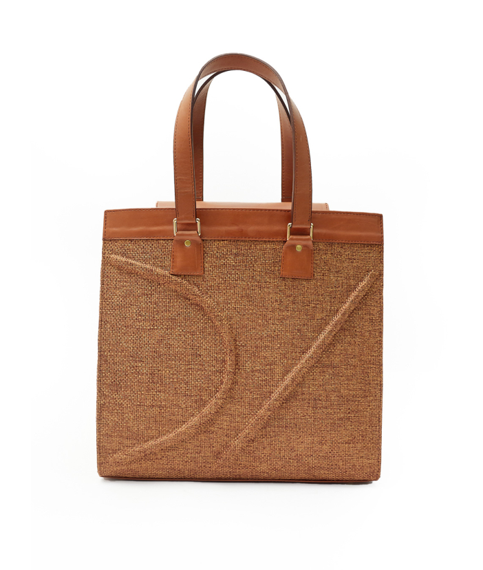RAFFIA TOTE BAG