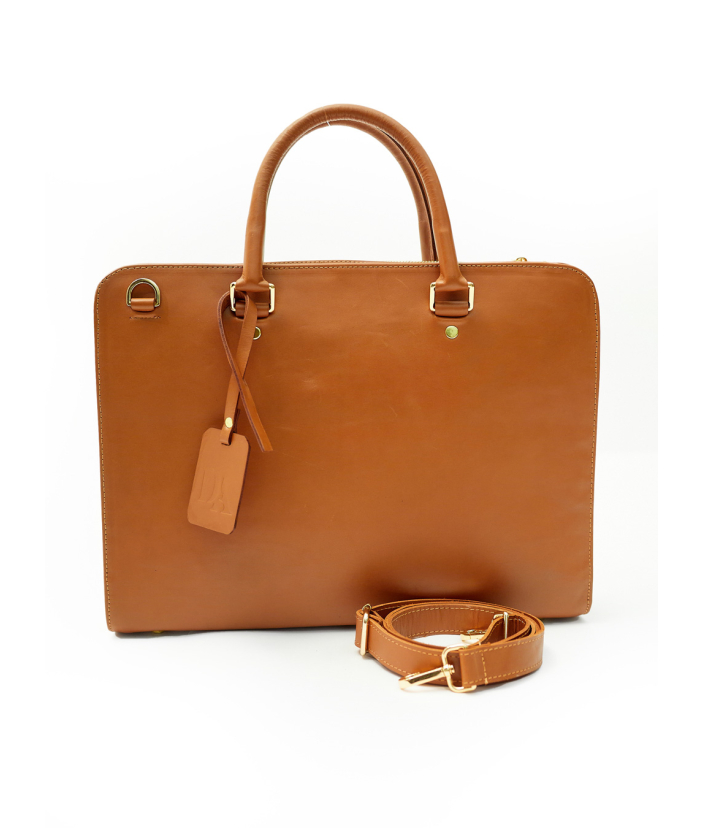 TAN ANTELE BRIEFCASE