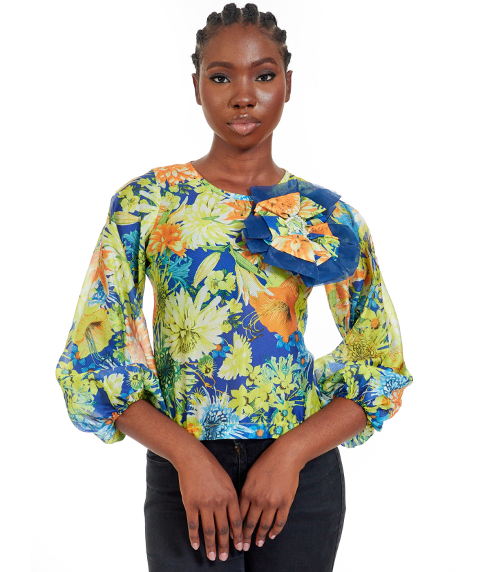 Diaz Floral Blouse
