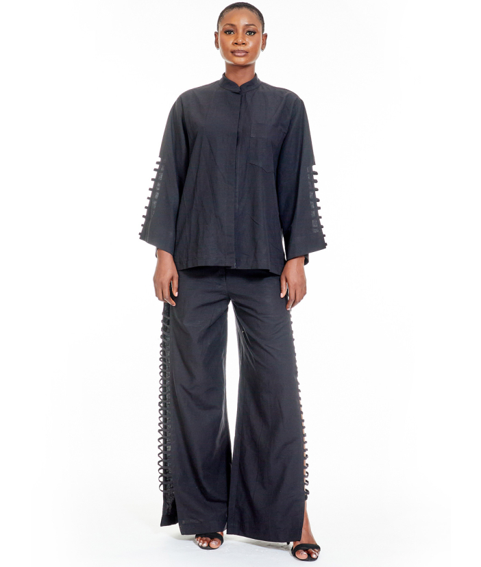 Cutout Linen Set