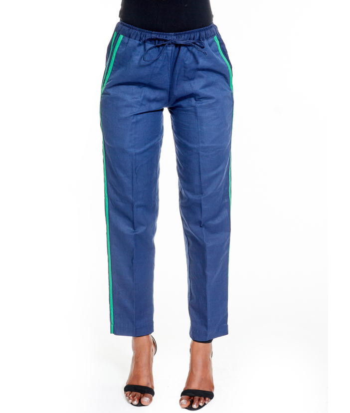  ⁠Navy Linen Pants