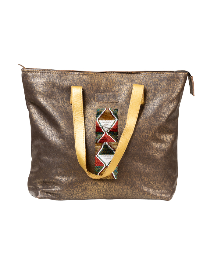 Beaded Tabby Handbag