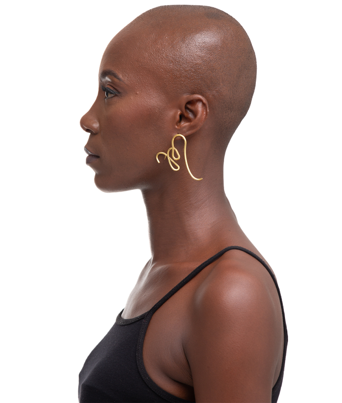 'M' Earrings