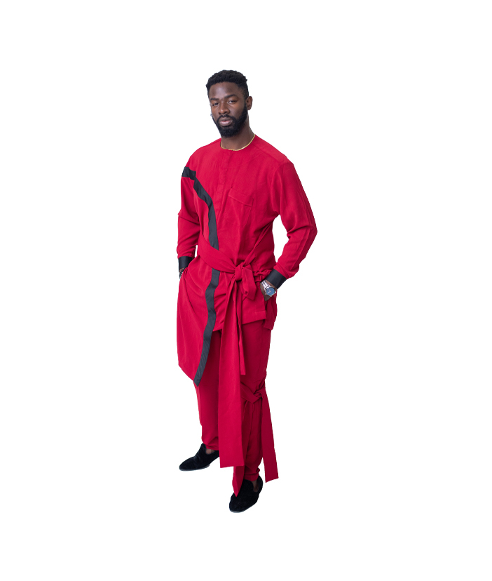 Asymmetry Belted Tunic 