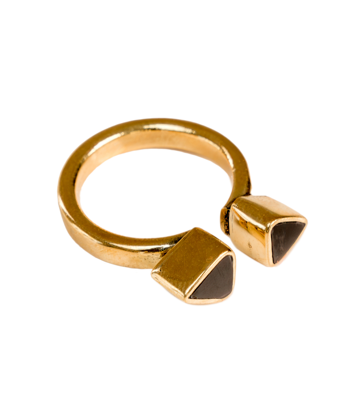 Black Triangle Ring