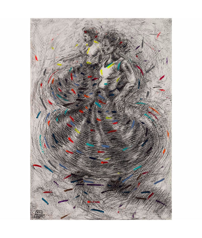 Colourful dance