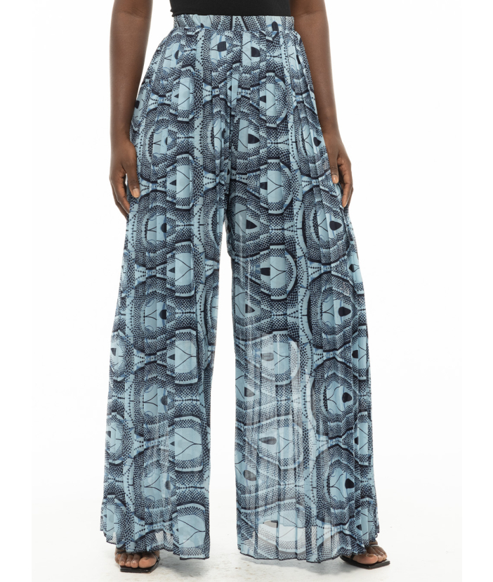 TDM Pleated Palazzo Pants 2