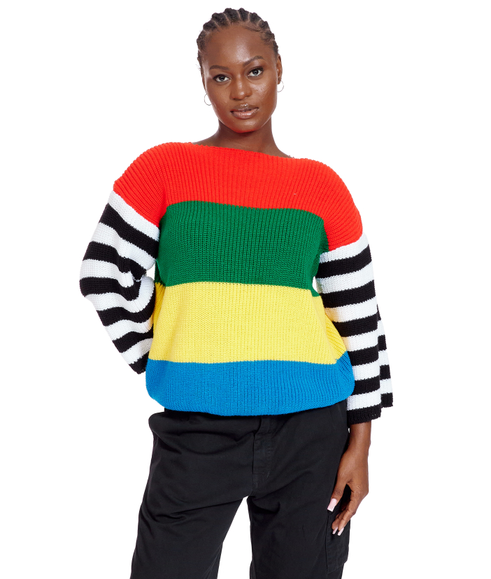 Sunset multi colored jumper