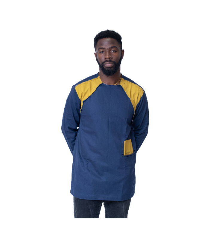 Frayed Raglan Tunic