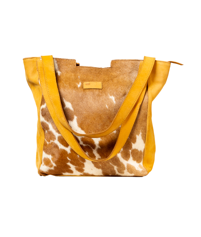 Hair On Leather Handbag