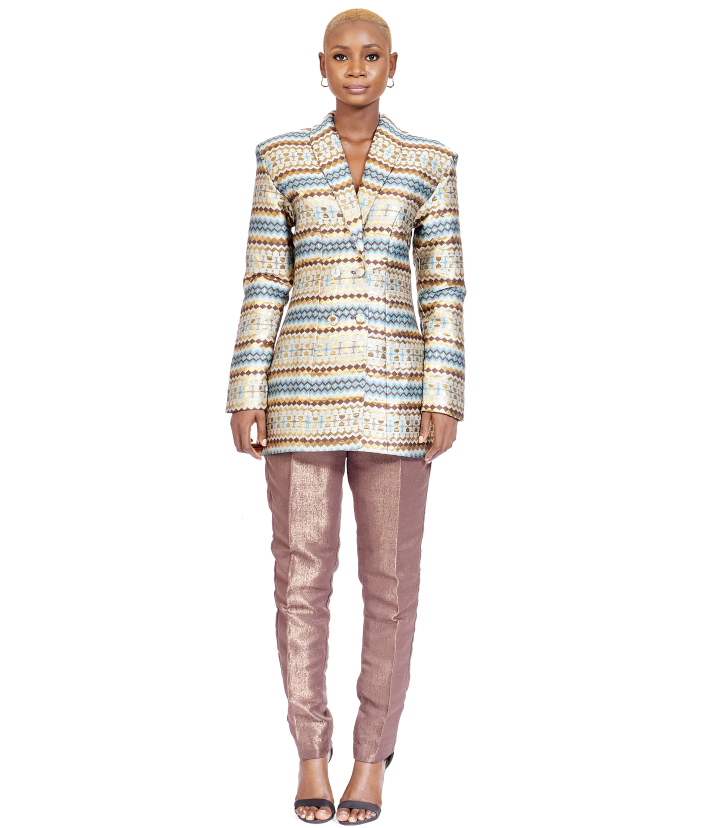 Blue Marigold Suit