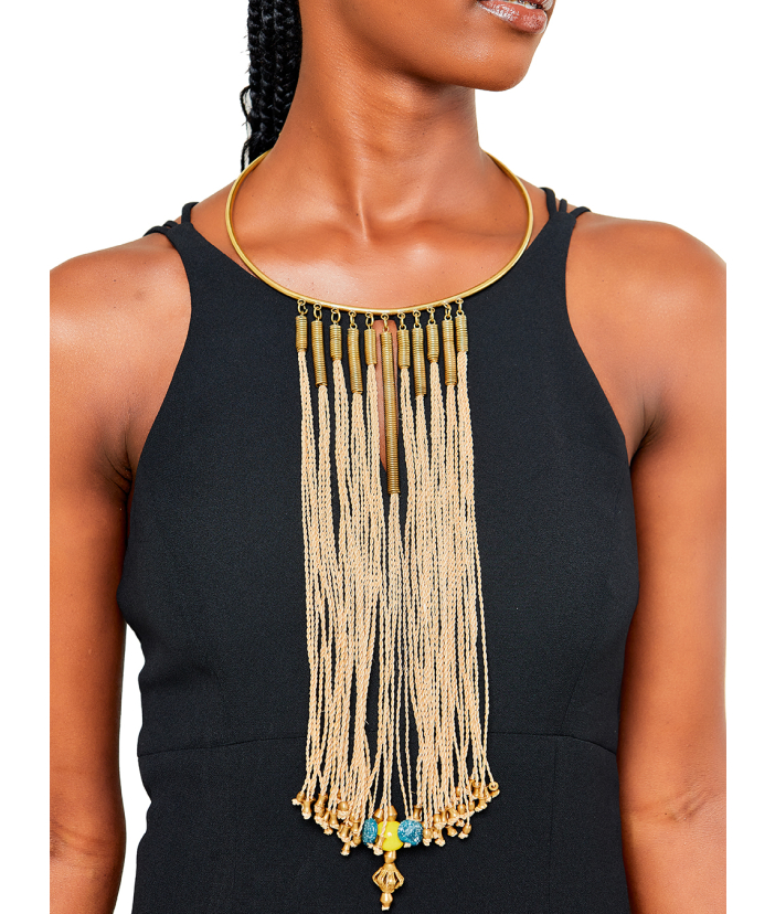 Bunyasi Neckpiece (Lemon Grass)