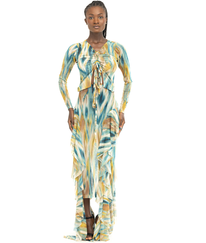 Two piece J`emfi mesh co-ord 