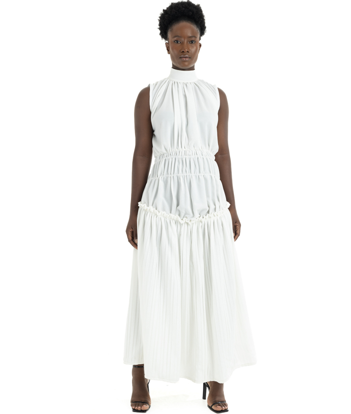 Swan maxi dress