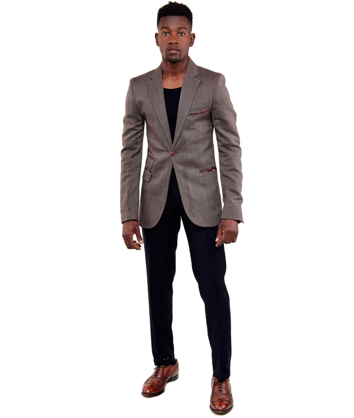 Light Brown Tweed Suit