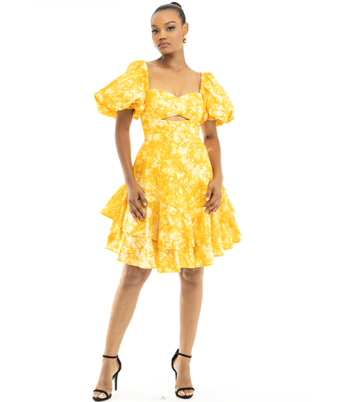 Kekeli  Tiered Dress