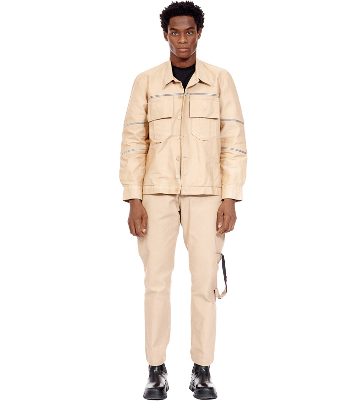 Zipper Panelled Jacket