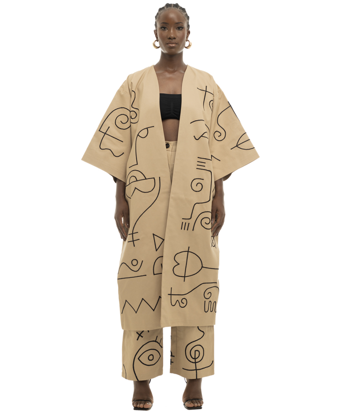 Identity Zero: Khaki Kimono