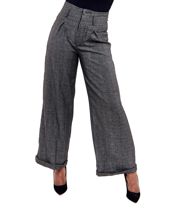 Grey Wide-legged pants 
