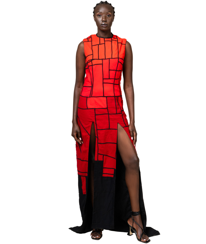 Molivian Red dress (long)