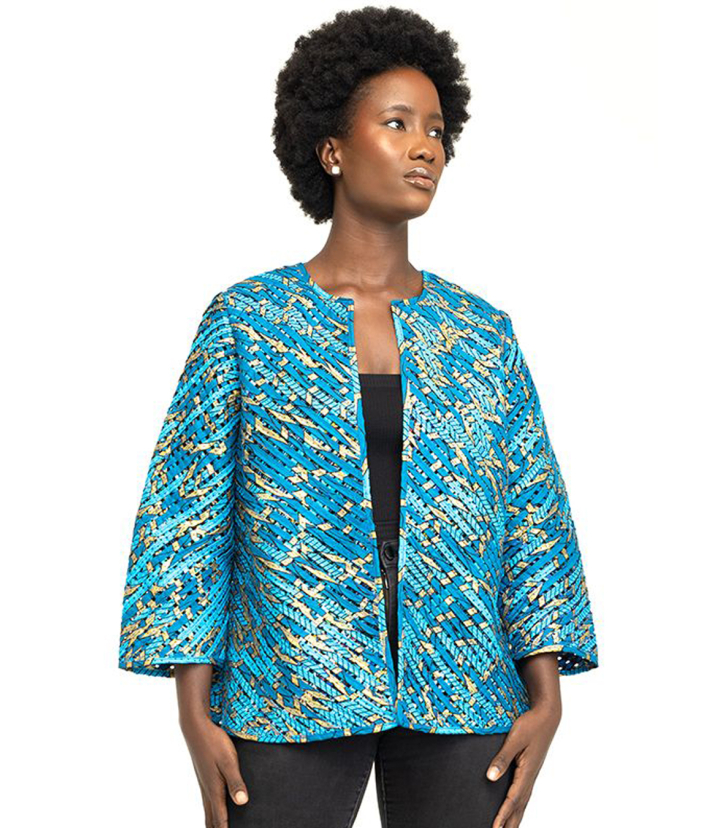 SHORT LENGTH WOVEN JACKET