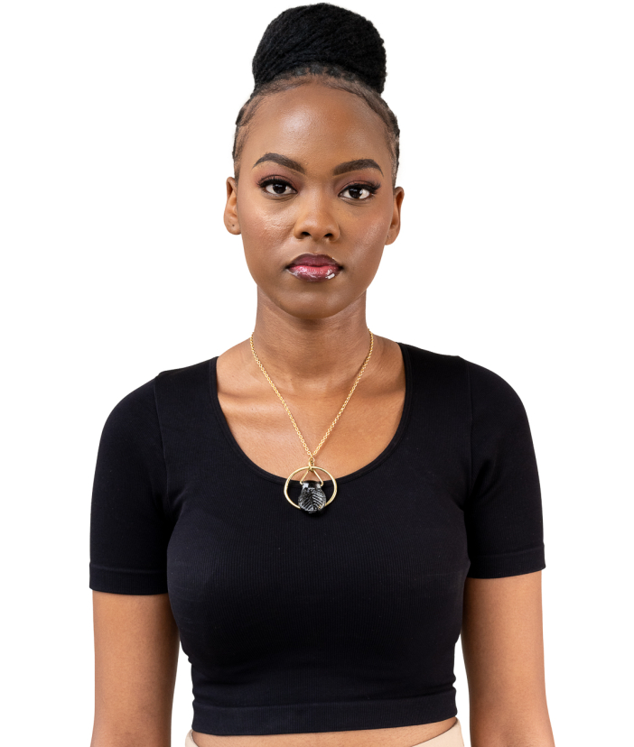Nightshade Leaf necklace