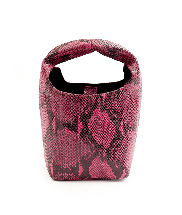 Candy Bag-Snake-Print-Pink