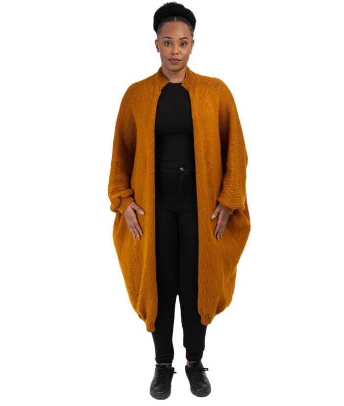 Oversized Knitted Coat