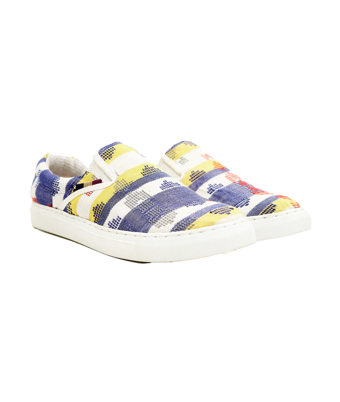 AREWA TANGX WHITE SLIP ON SNEAKERS