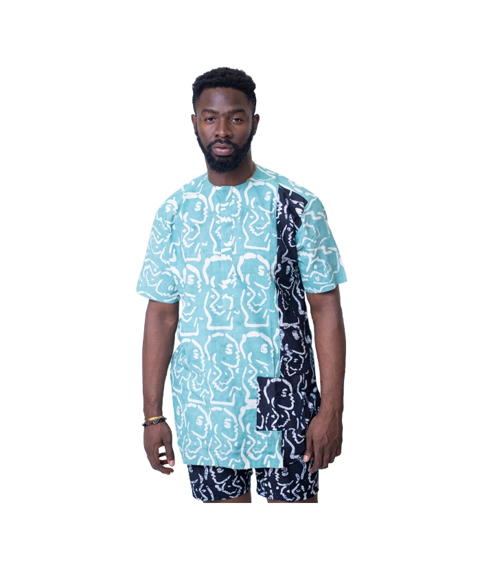 Tosin Adire Tunic
