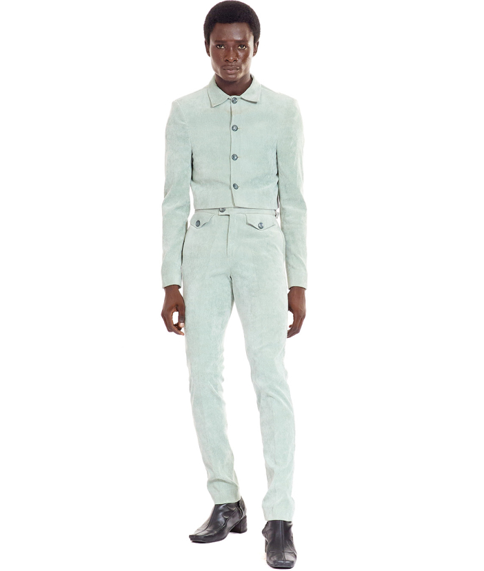 GILCHRIST Cropped Suit Jacket and High Waist Pants
