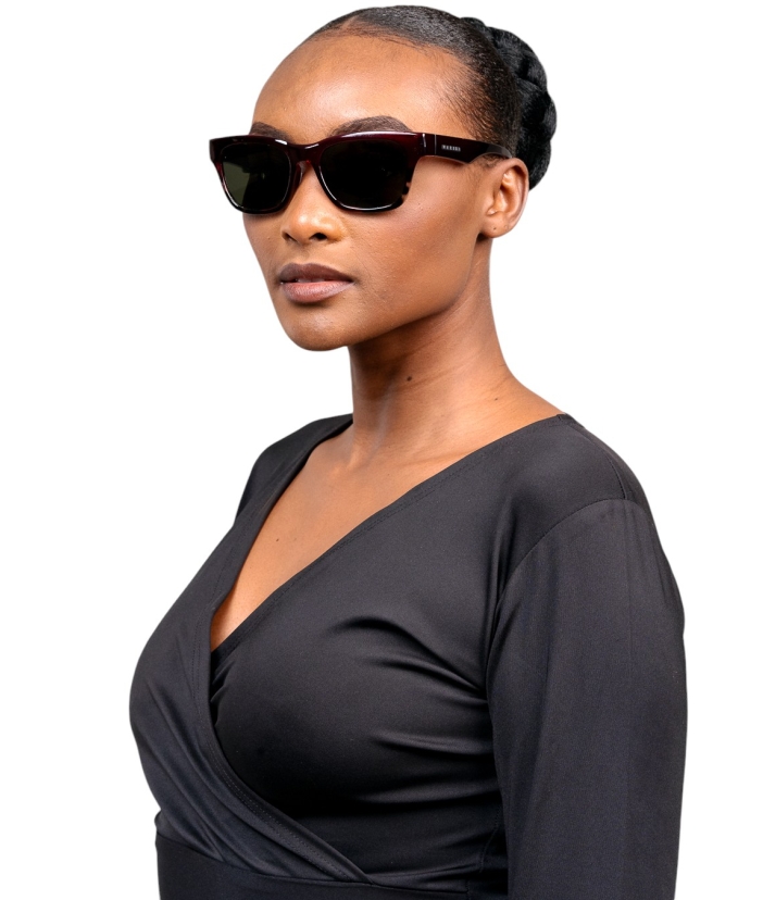 Lunettes de soleil Waridi Eyewear Nyasibahari - Marron