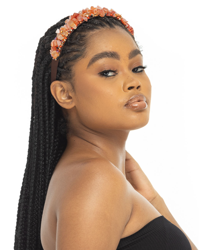 Coral Lily Headpiece