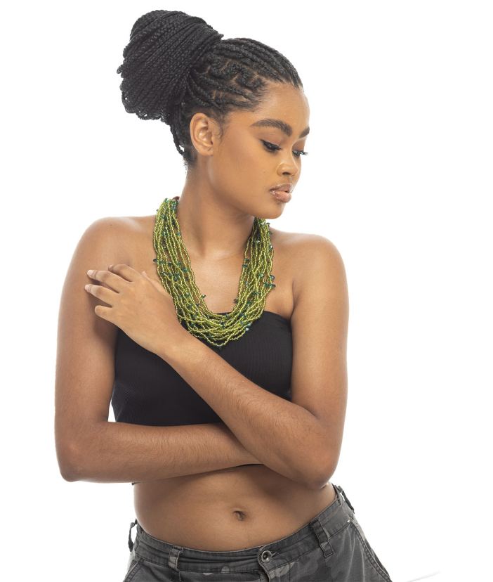 Jade Vine Multistrand Necklace