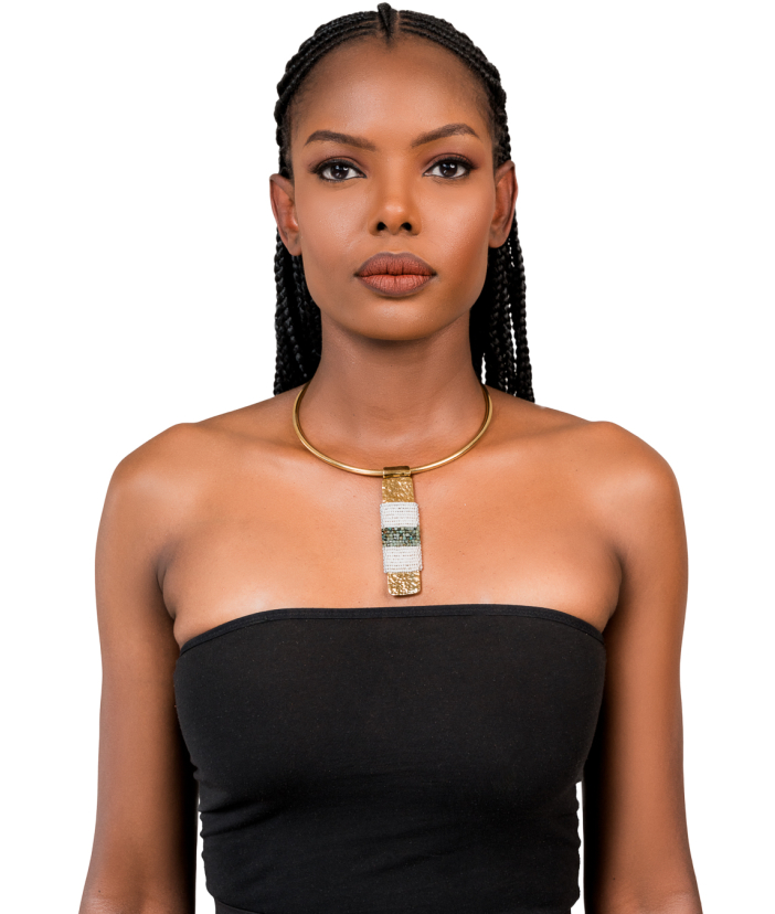 Adila brass choker 