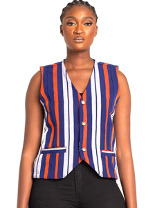 Aso Oke I Vest