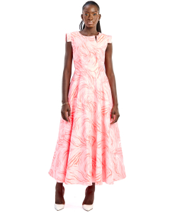 The pink brocade dress 