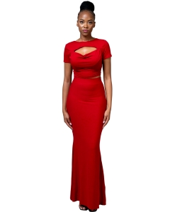 Eva Red two-piece set