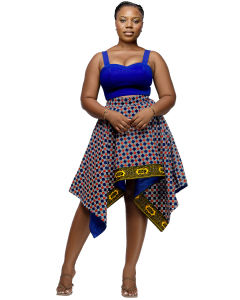 Handky Funky Blue Reversible set