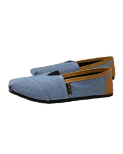 Jean with leather Hatua