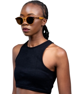 Lunettes de soleil Karmeli Waridi Eyewear - Caramel